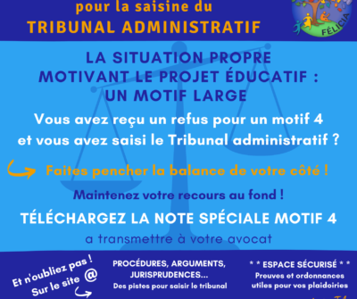 Pack info “éléments pour la saisine du tribunal administratif”