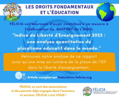 L’Instruction en Famille : un indicateur clé de la liberté d’enseignement selon l’OIDEL